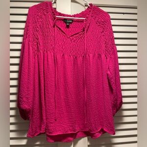 Pink babydoll top